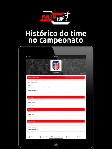 Paulista Cup iPad screenshot