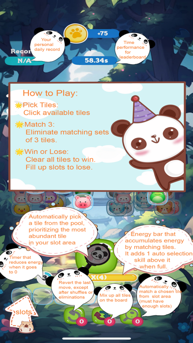 Panda Wonderland: Fast Match Screenshot