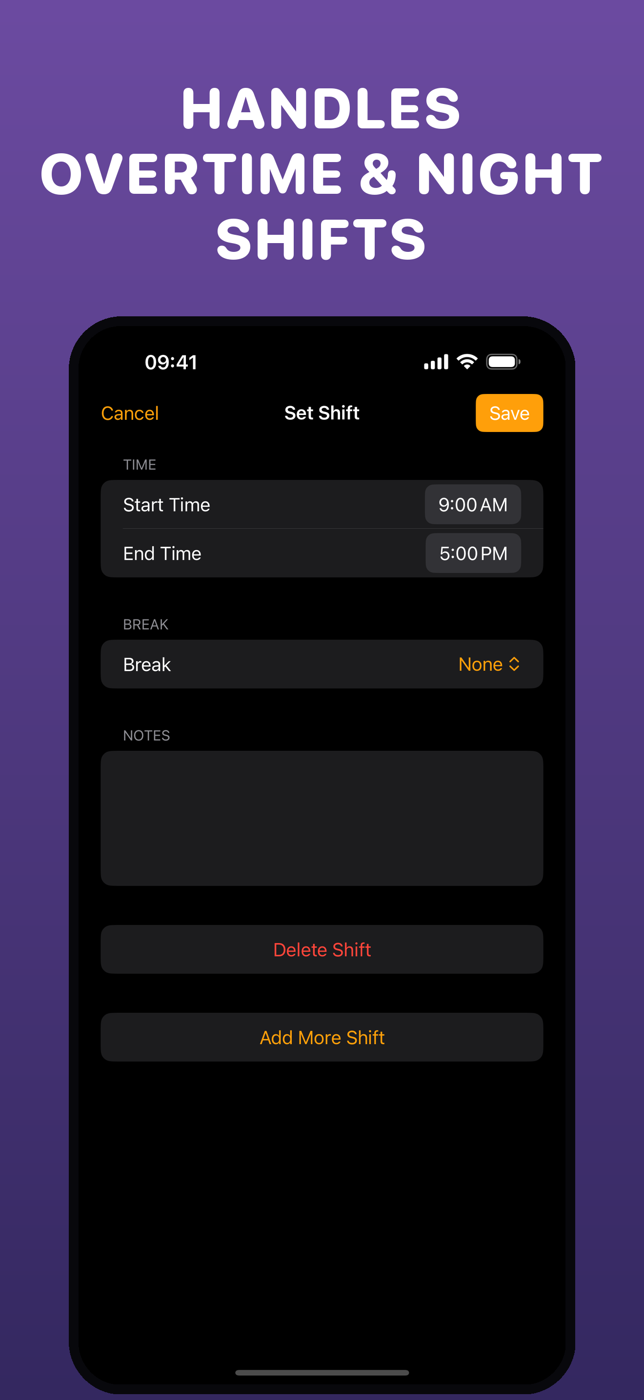 Shift & Hours Tracker: Pay Log screenshot 2