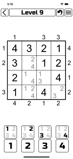 Skyscrapers (Puzzle) iPhone Screenshot 1
