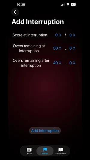 Duckworth Lewis Standard screenshot 3