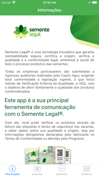 Semente Legal Screenshot