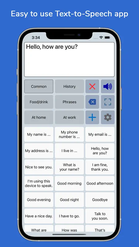 Speech Assistant AAC screenshot 1 of 10