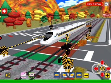 Railroad Crossing Train 3D S iPad screenshot