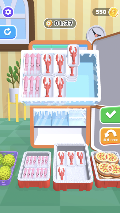 Fridge Organizing Game Screenshot