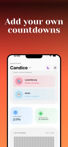 Memento Mori - Life Tracker screenshot
