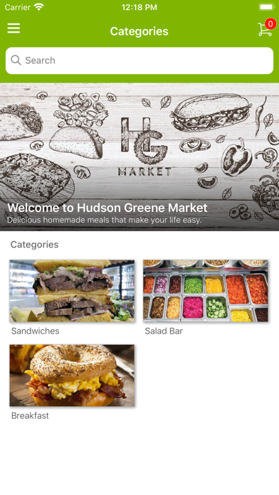 Hudson Greene Market Screenshot