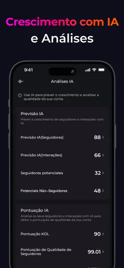 Captura de pantalla de Reports+ For Followers Tracker en iPhone 6