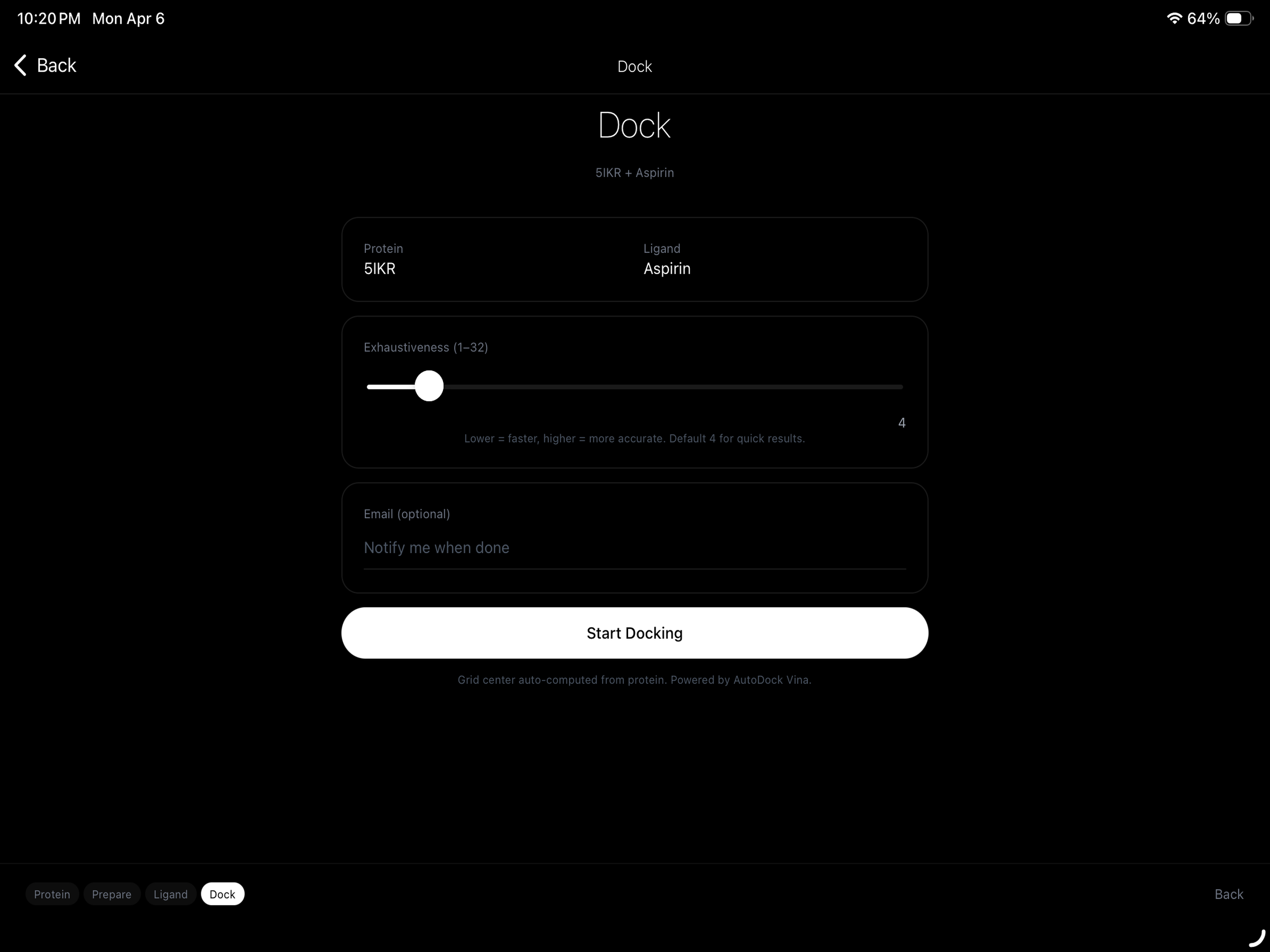 MolDock - Protein-Ligand Dock screenshot 11