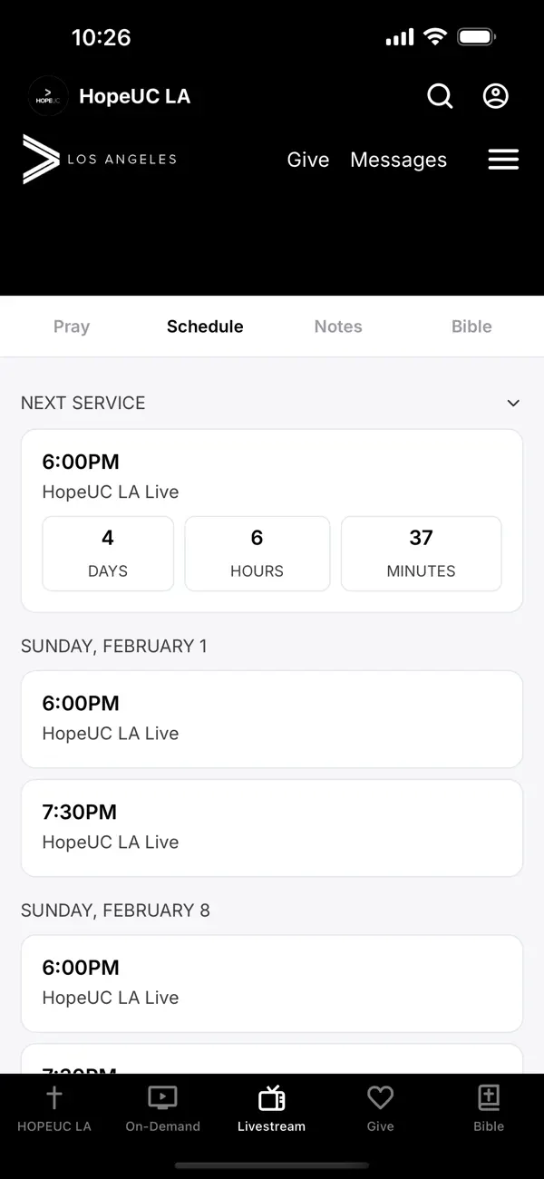 Screenshot #3 pour HopeUC Los Angeles