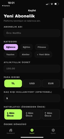 Abonify screenshot