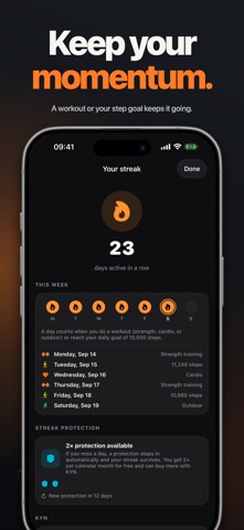 Kynetic: Step Counter & Gym Screenshot 8 of 8