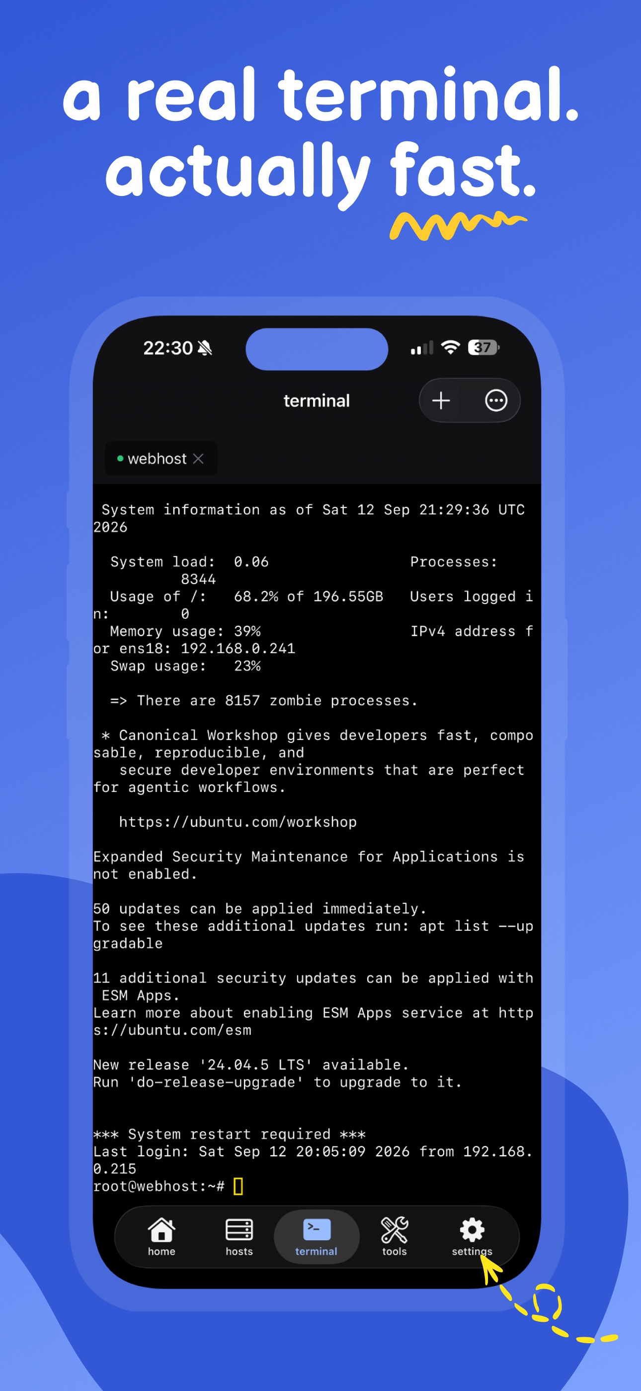 Screenshot 3 of socket: ssh & sftp client