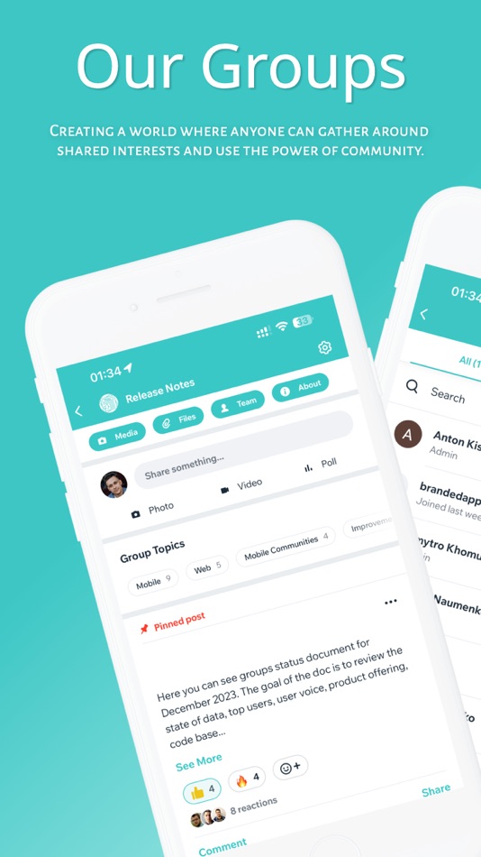 #1. Our Groups (iOS) 来自: Serhii Tuniehov