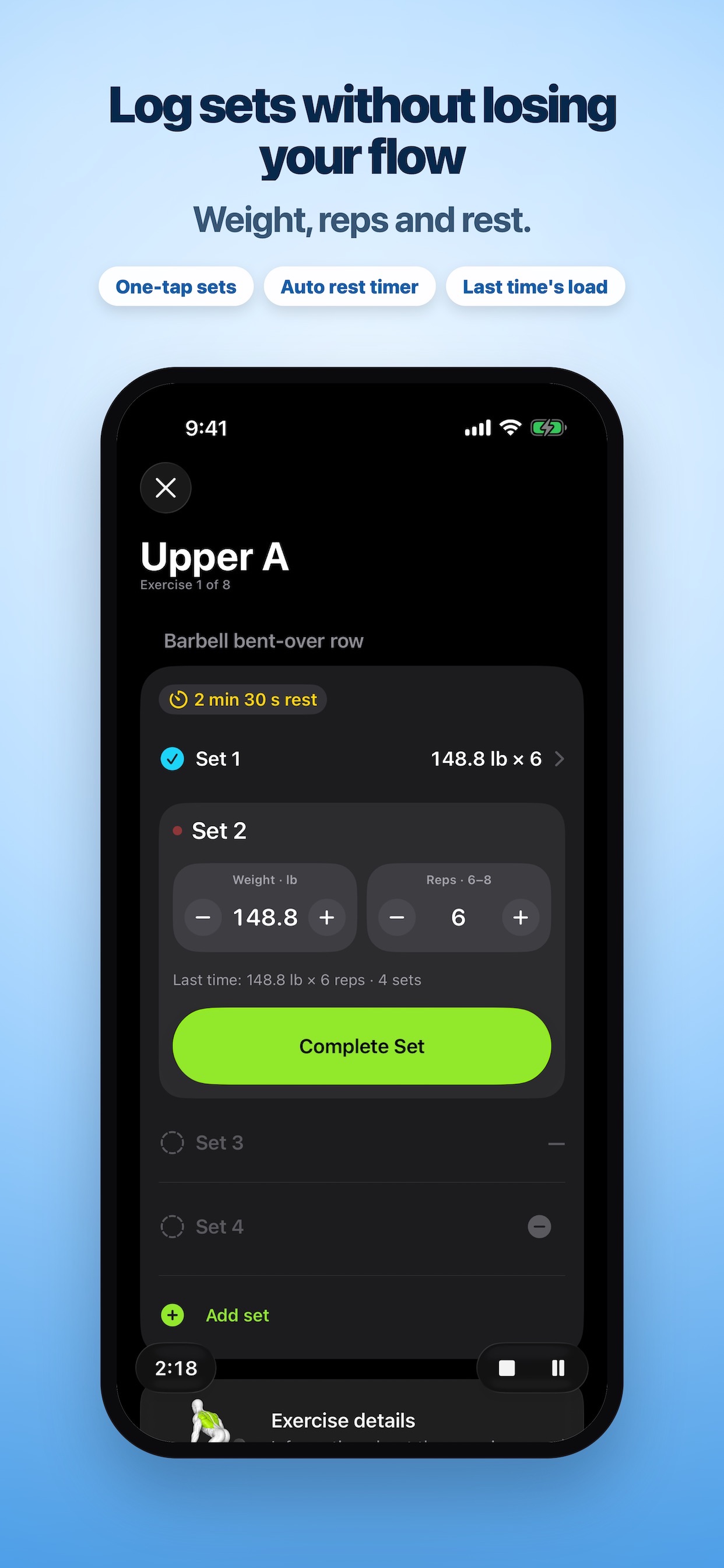 Screenshot 2 of Personal Gym: Workout Tracker