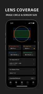 DPBOX:Cam&Lens Specs,Data Calc screenshot #3 for iPhone