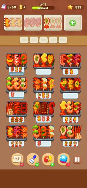 Skewer Jam: Food Games screenshot 1