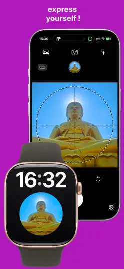 Capture d'écran de WatchAnything - Cadran sur iPhone 5