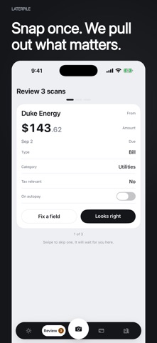 LaterPile: Mail & Bills Screenshot 2 of 8