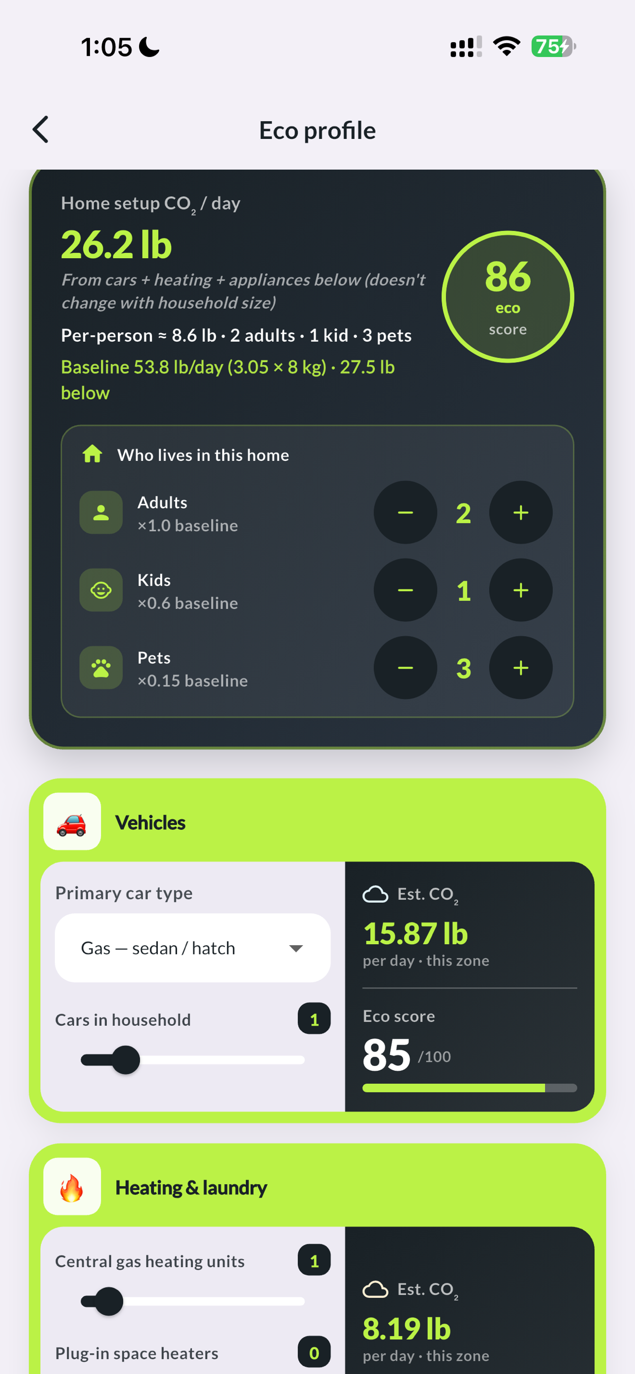 EcoScore - Measure Your Impact