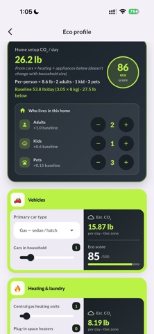 EcoScore - Measure Your Impact Screenshot 4 of 4