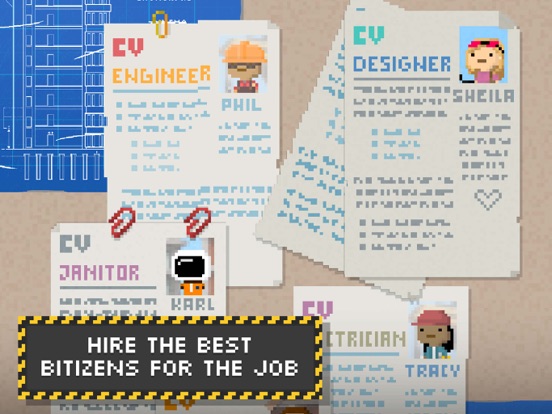 Tiny Tower: Pixel Life Builder iPad app afbeelding 2