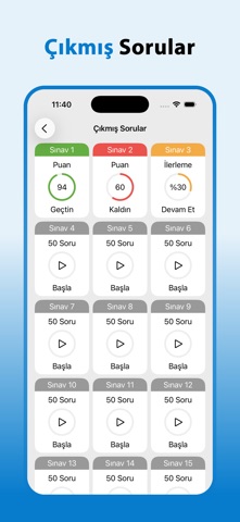 Ehliyet Sınav Soruları - 2026 screenshot