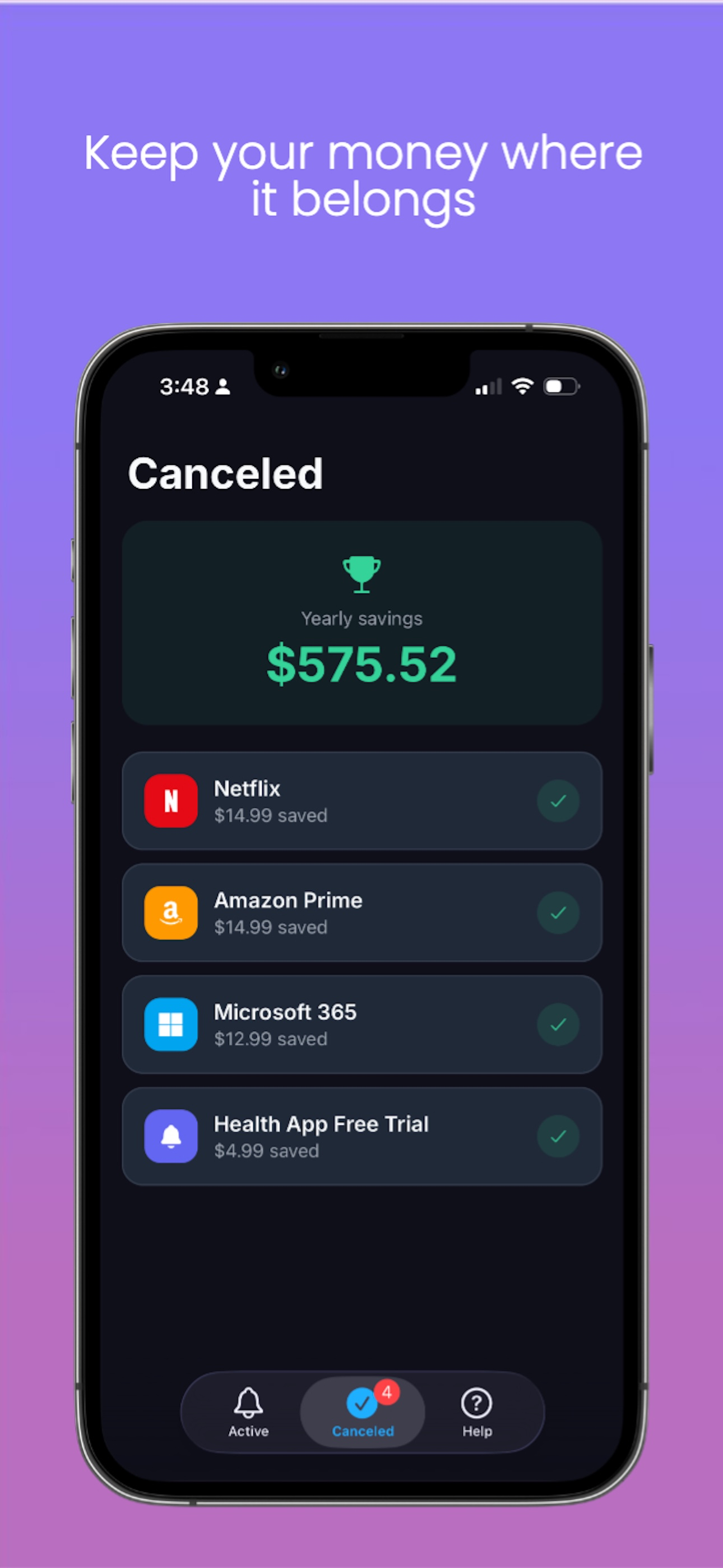 Cancel Alerts screenshot 3