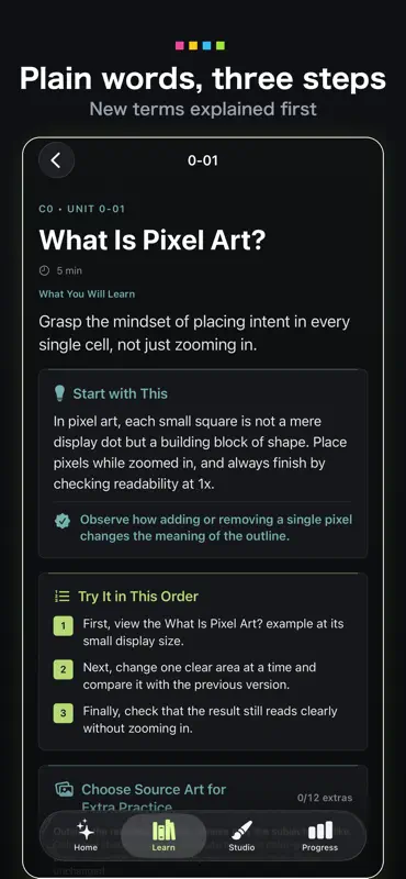 PixelHub: Pixel Art & Lessons screenshot 5 of 6