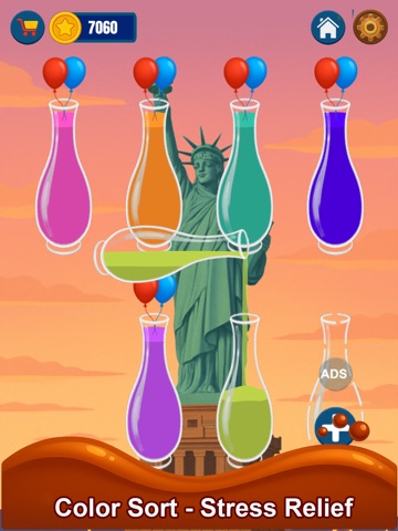 Water Color Sort: Liquid Logic iPad screenshot
