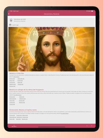 Miembros del ANE iPad screenshot