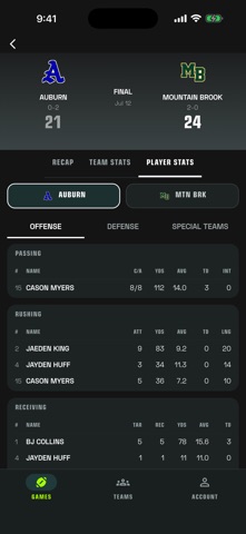 XO Scores iPhone screenshot