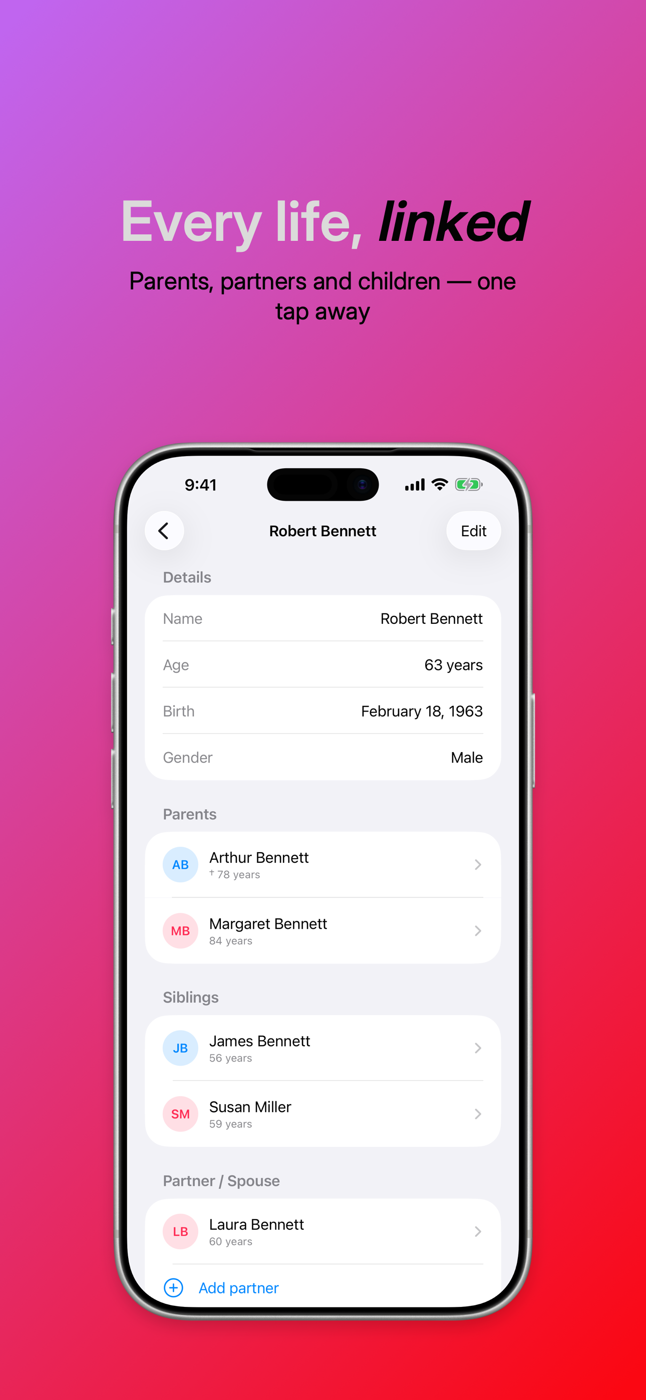 Arbor: Family Tree & Genealogy screenshot 3