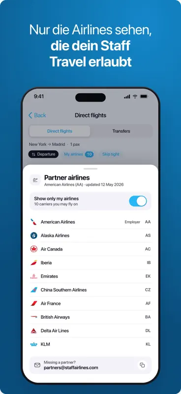 Staff Airlines: Non-Rev Reisen screenshot 8 of 8