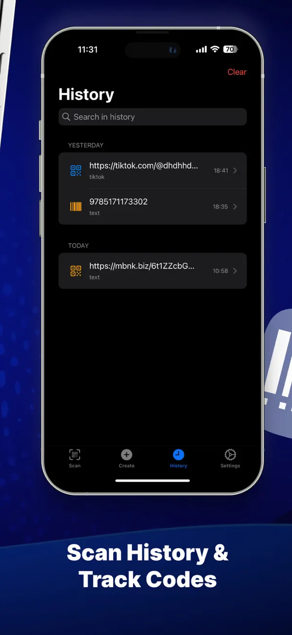 #6. QR Code Reader ・ Scanner (iOS) โดย: Alona Ihuminova