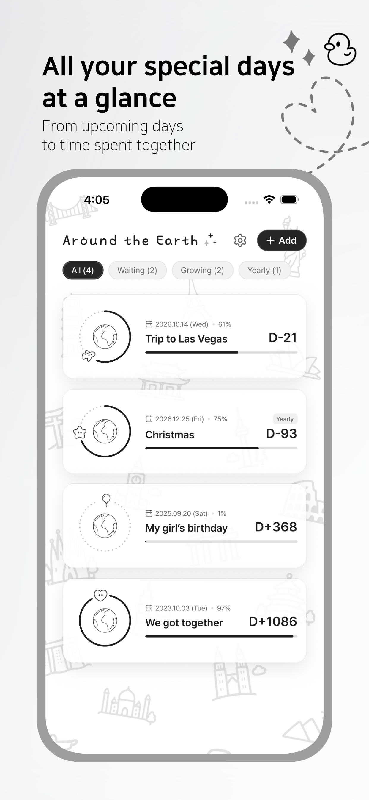 Around the Earth : Countdown