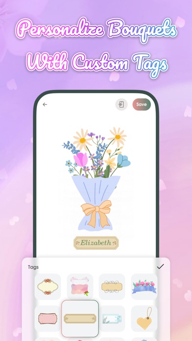 Flower Language: DIY Wallpaper Screenshot