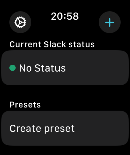 brb - status presets for Slack