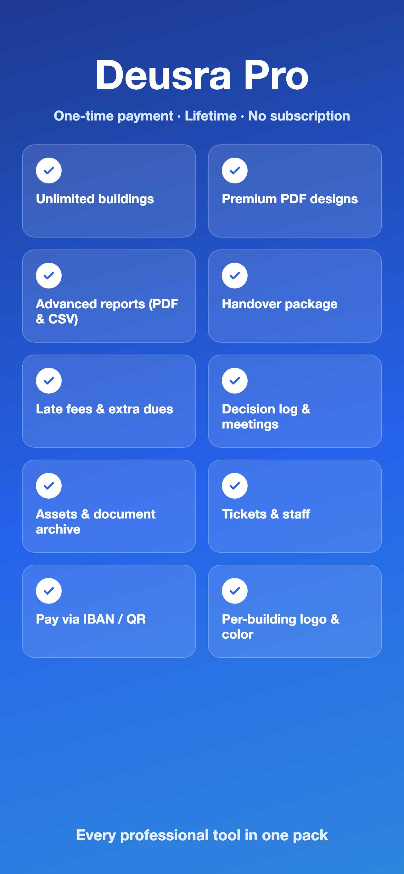 Deusra: HOA Dues Tracker screenshot 8