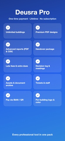 Deusra: HOA Dues Tracker Screenshot 8 of 8