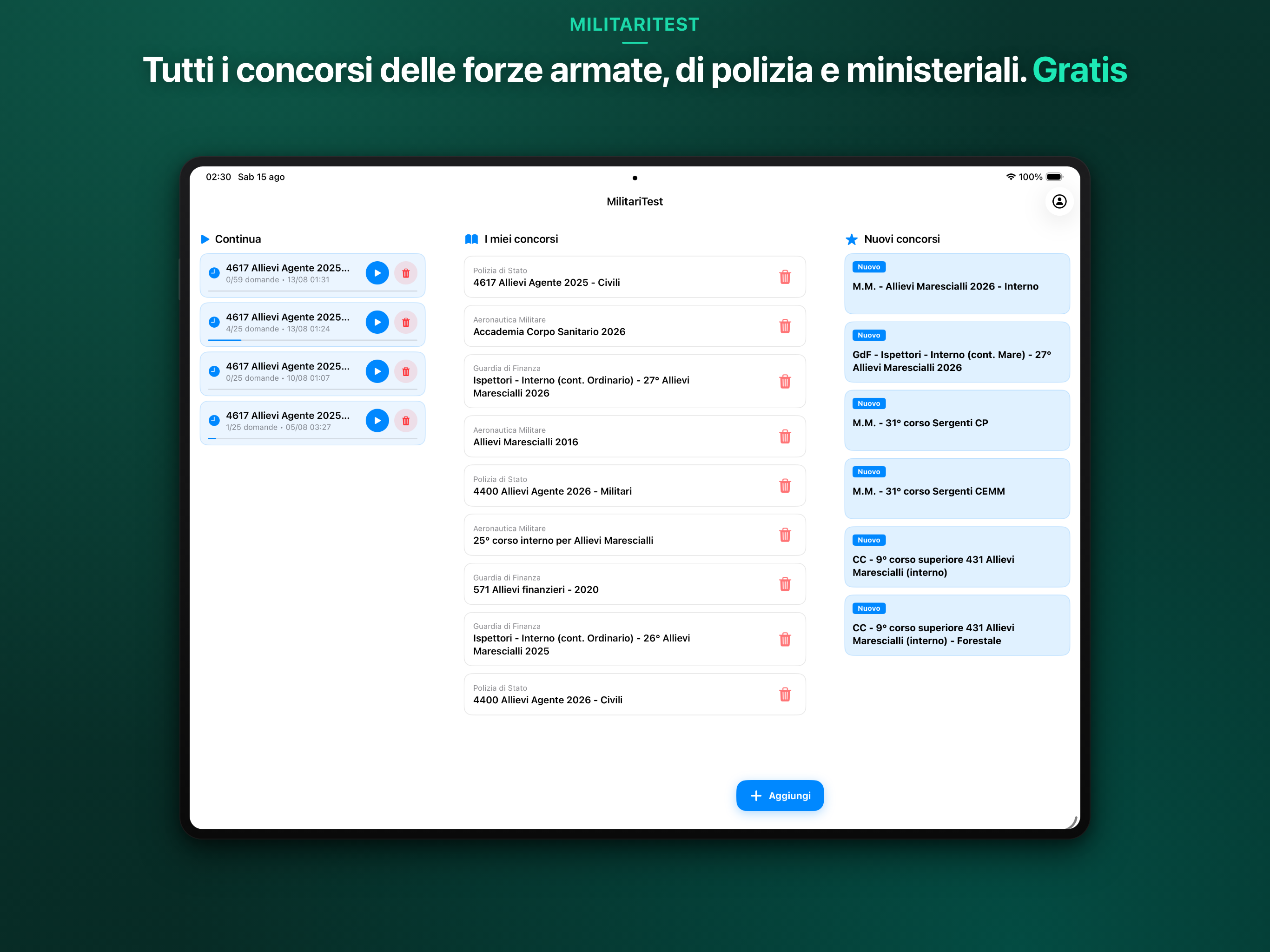 MilitariTest - Simulatore quiz screenshot 7