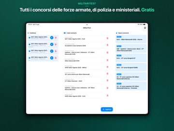 MilitariTest - Simulatore quiz iPad screenshot 1