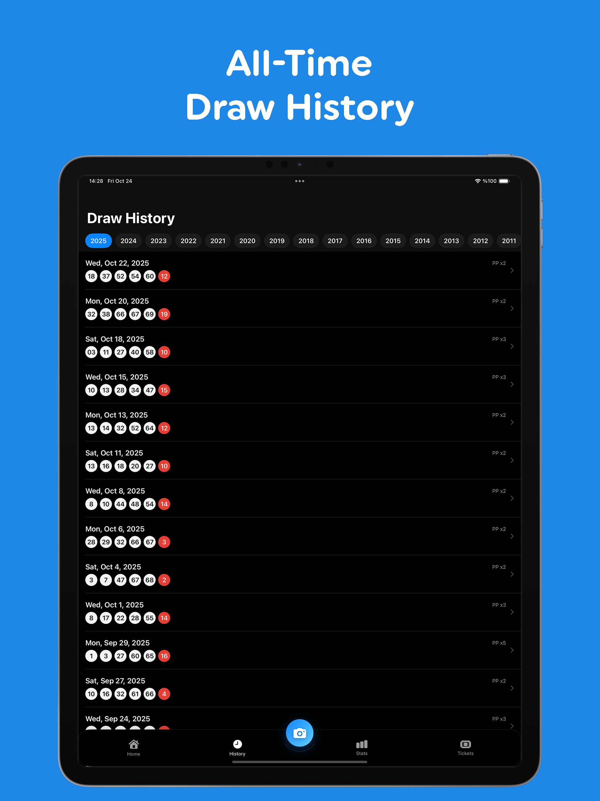 Powerball Scanner: Ticket Scan