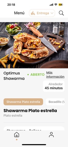 Optimus Shawarma - Valencia screenshot