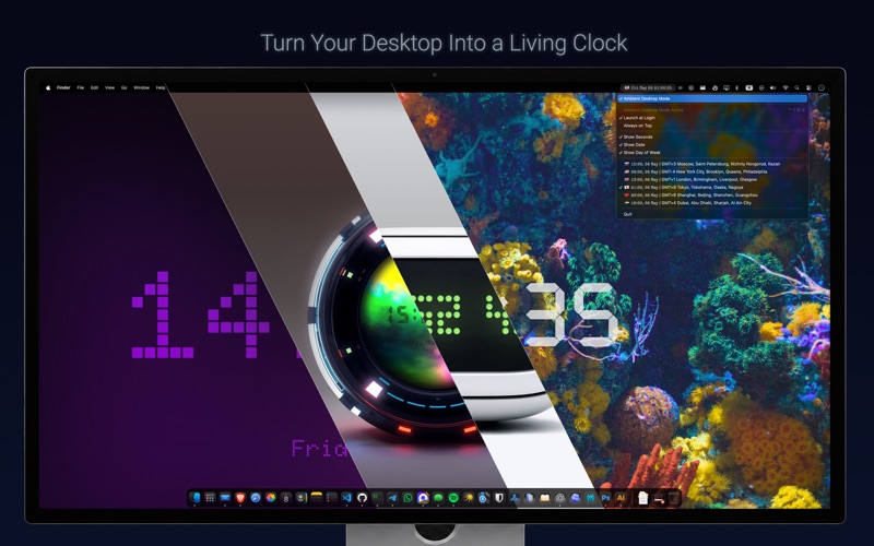 VIVIDTIME: Desktop Clock screenshot