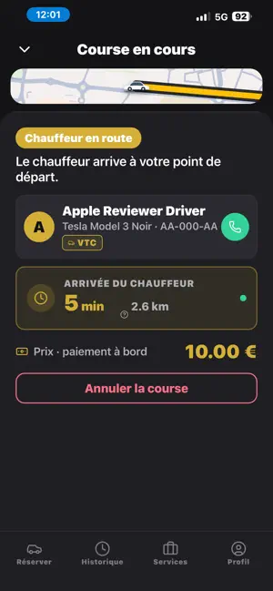 Hermine Cab – Taxi VTC Vannes screenshot 2