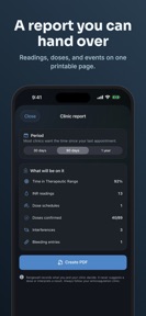 Rangewell: INR & Warfarin Log screenshot