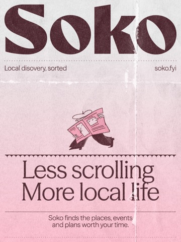 Soko.fyi: Local Discovery iPad screenshot 1