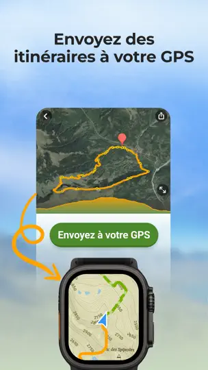 Capture d'écran de Wikiloc - Itinéraires Du Monde sur iPhone 7