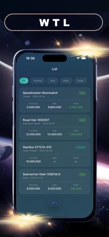 WTL - Watch Trade Ledger iPhone screenshot 2